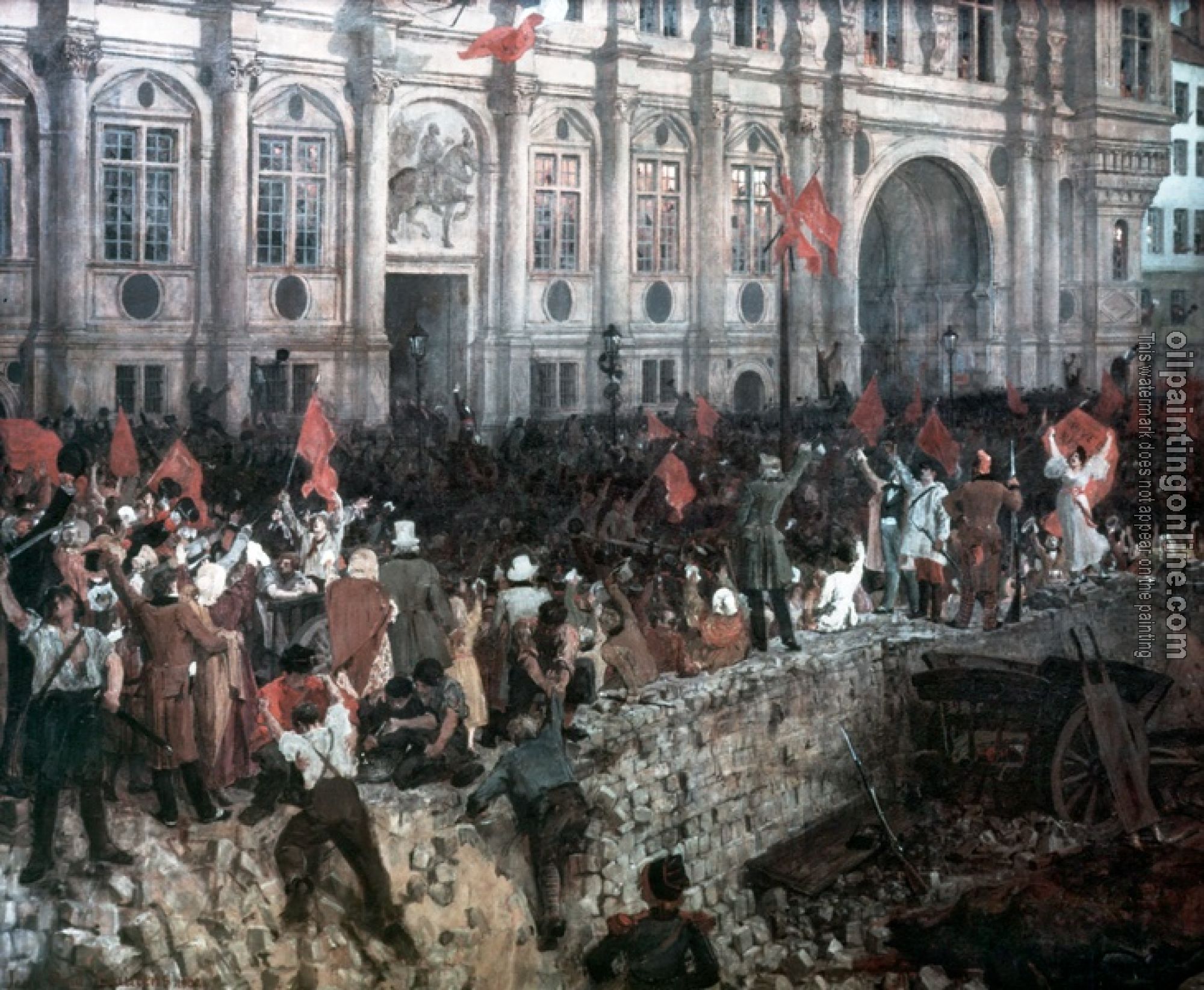 Jean-Paul Laurens - The Republic in revolt